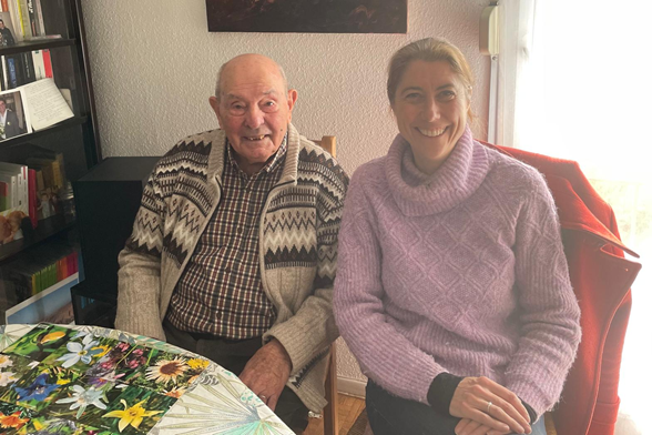 Laurence Ruffin avec Jean Giard