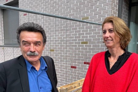 Laurence Ruffin et Edwy Plenel