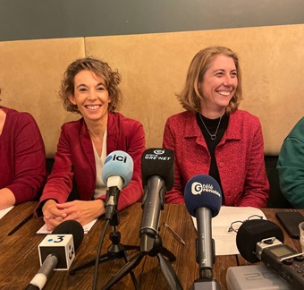 Amandine Germain avec Laurence Ruffin