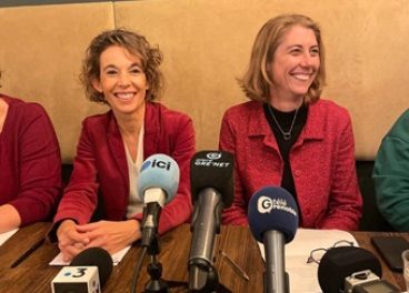 Amandine Germain avec Laurence Ruffin